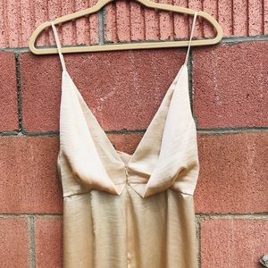 ASOS Champagne Formal Floor length dress.